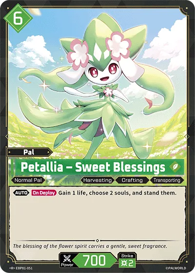 Petallia – Sweet Blessings — Dawn of Palpagos — Palworld TCG