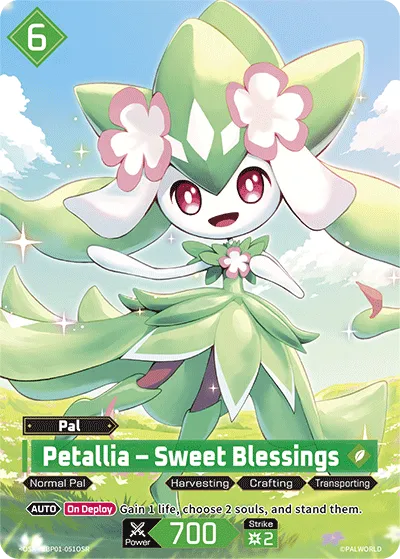 Petallia – Sweet Blessings — Dawn of Palpagos — Palworld TCG