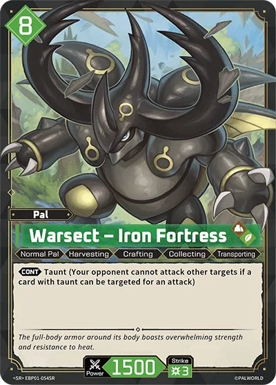 Warsect – Iron Fortress — Dawn of Palpagos — Palworld TCG