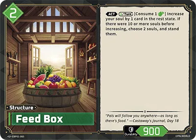 Feed Box — Dawn of Palpagos — Palworld TCG