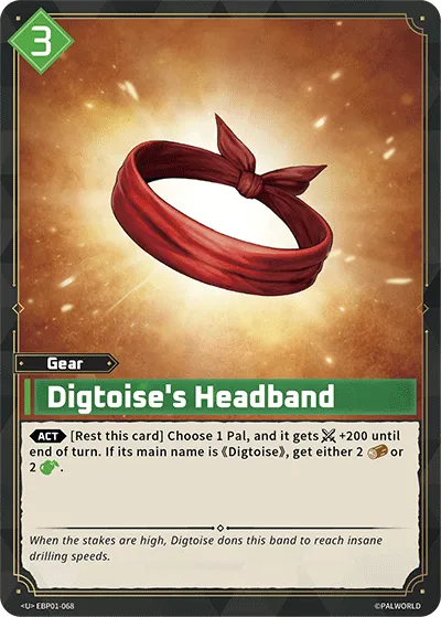 Digtoise's Headband — Dawn of Palpagos — Palworld TCG