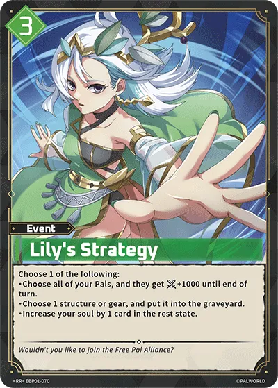 Lily's Strategy from Dawn of Palpagos - Palworld TCG