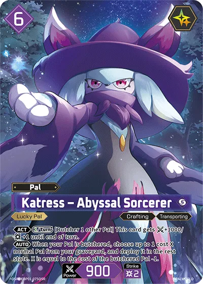 Katress – Abyssal Sorcerer — Dawn of Palpagos — Palworld TCG