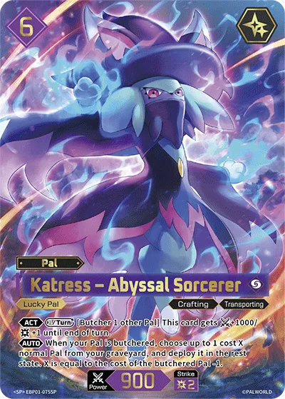 Katress – Abyssal Sorcerer — Dawn of Palpagos — Palworld TCG