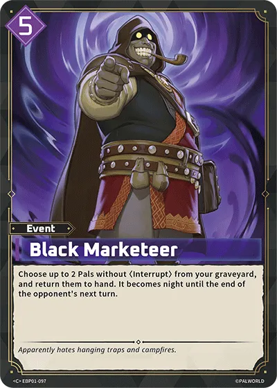 Black Marketeer — Dawn of Palpagos — Palworld TCG