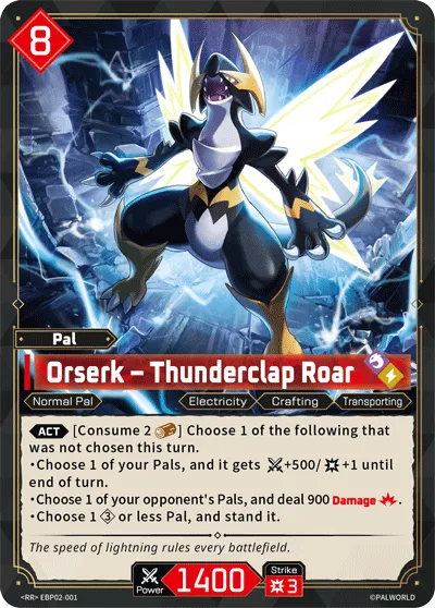 Orserk – Thunderclap Roar — Legends Awaken — Palworld TCG