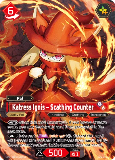 Katress Ignis – Scathing Counter — Legends Awaken — Palworld TCG