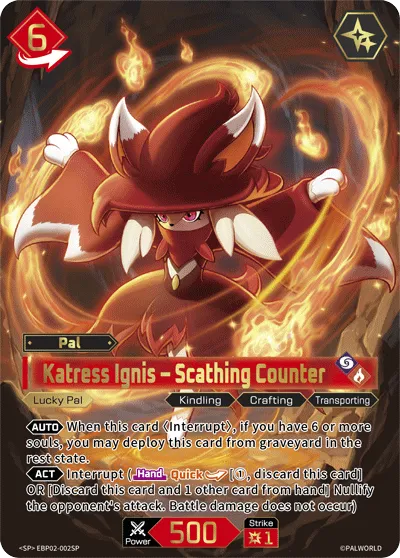 Katress Ignis – Scathing Counter — Legends Awaken — Palworld TCG
