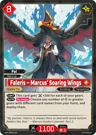 Faleris – Marcus' Soaring Wings — Legends Awaken — Palworld TCG
