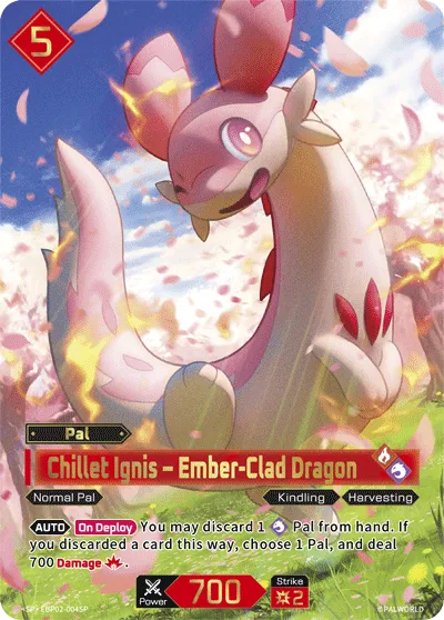 Chillet Ignis – Ember-Clad Dragon — Legends Awaken — Palworld TCG
