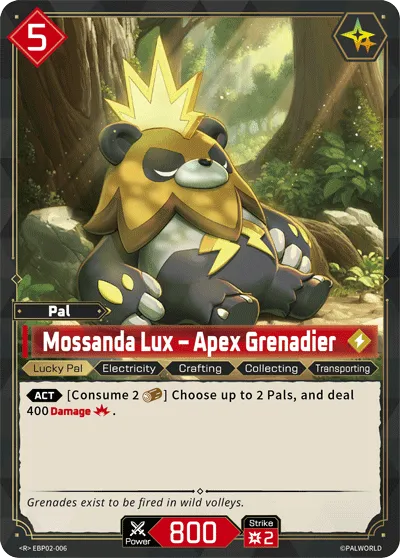 Mossanda Lux – Apex Grenadier — Legends Awaken — Palworld TCG