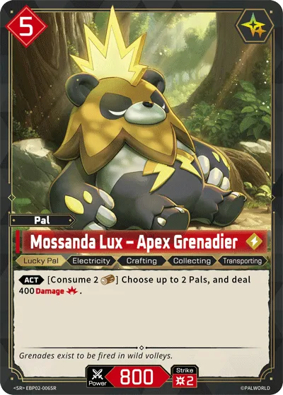 Mossanda Lux – Apex Grenadier — Legends Awaken — Palworld TCG