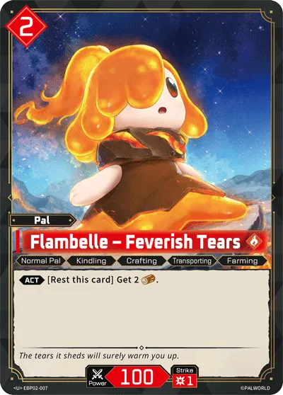 Flambelle – Feverish Tears — Legends Awaken — Palworld TCG