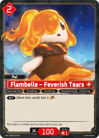 Flambelle – Feverish Tears — Legends Awaken — Palworld TCG