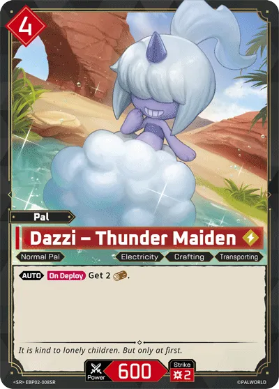 Dazzi – Thunder Maiden — Legends Awaken — Palworld TCG