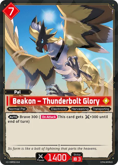 Beakon – Thunderbolt Glory — Legends Awaken — Palworld TCG