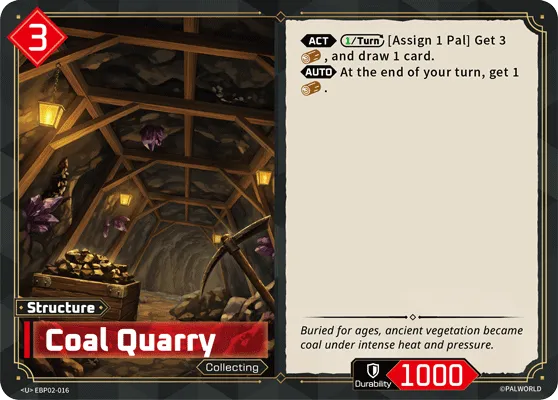 Coal Quarry — Legends Awaken — Palworld TCG