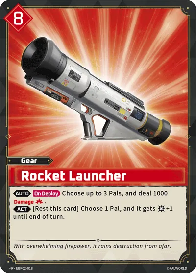 Rocket Launcher — Legends Awaken — Palworld TCG