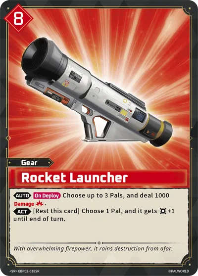 Rocket Launcher — Legends Awaken — Palworld TCG