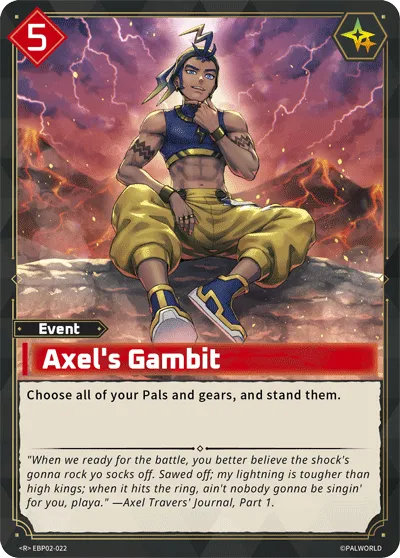 Axel's Gambit — Legends Awaken — Palworld TCG