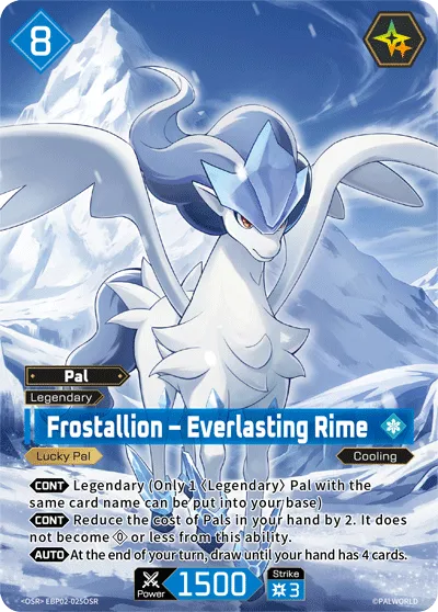 Frostallion – Everlasting Rime — Legends Awaken — Palworld TCG