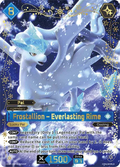 Frostallion – Everlasting Rime — Legends Awaken — Palworld TCG