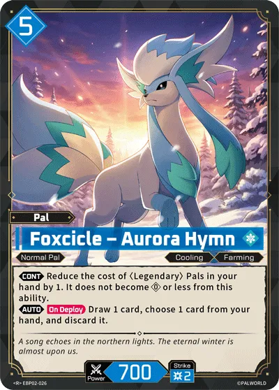 Foxcicle – Aurora Hymn — Legends Awaken — Palworld TCG
