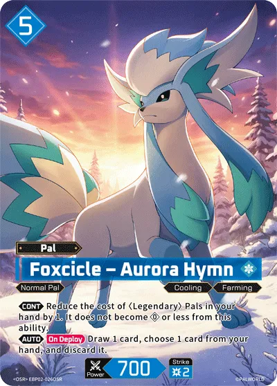 Foxcicle – Aurora Hymn — Legends Awaken — Palworld TCG