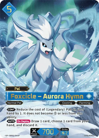 Foxcicle – Aurora Hymn — Legends Awaken — Palworld TCG