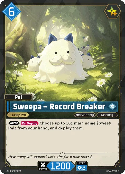 Sweepa – Record Breaker — Legends Awaken — Palworld TCG