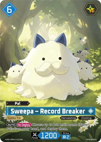 Sweepa – Record Breaker — Legends Awaken — Palworld TCG