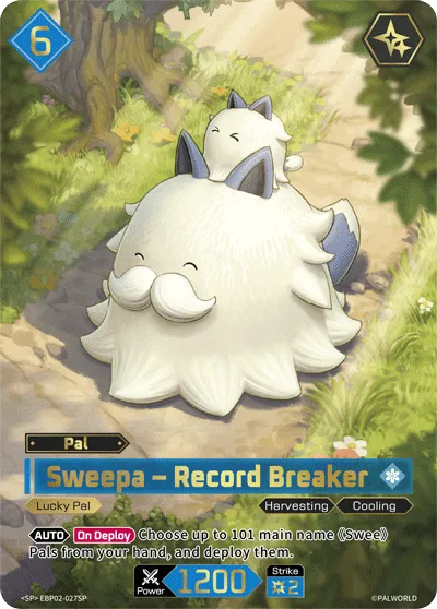 Sweepa – Record Breaker — Legends Awaken — Palworld TCG