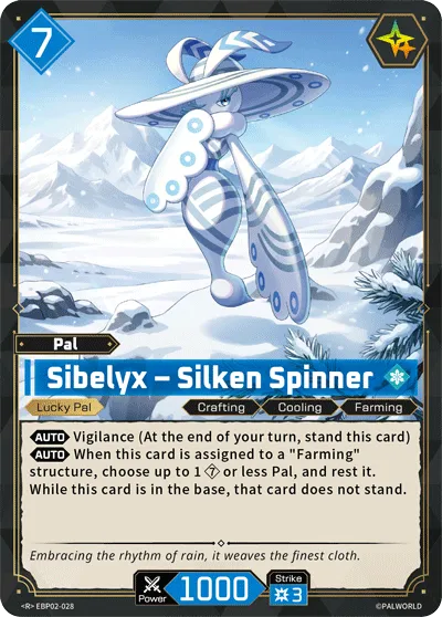 Sibelyx – Silken Spinner — Legends Awaken — Palworld TCG