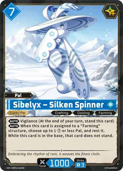 Sibelyx – Silken Spinner — Legends Awaken — Palworld TCG