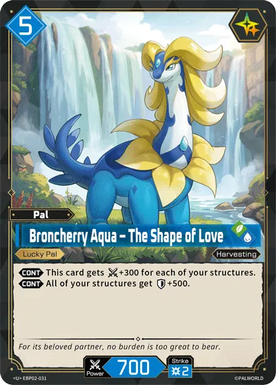 Broncherry Aqua – The Shape of Love — Legends Awaken — Palworld TCG