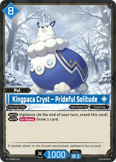 Kingpaca Cryst – Prideful Solitude — Legends Awaken — Palworld TCG