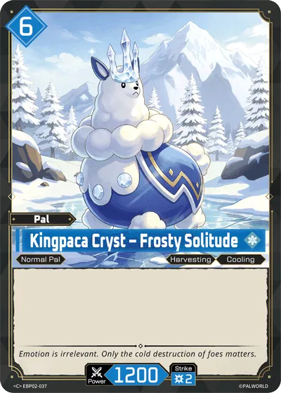 Kingpaca Cryst – Frosty Solitude — Legends Awaken — Palworld TCG