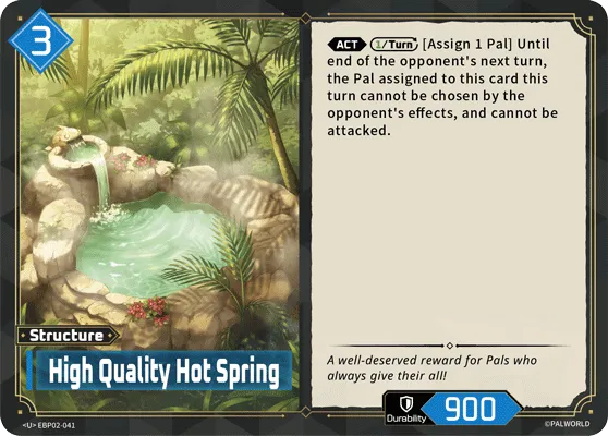 High Quality Hot Spring — Legends Awaken — Palworld TCG