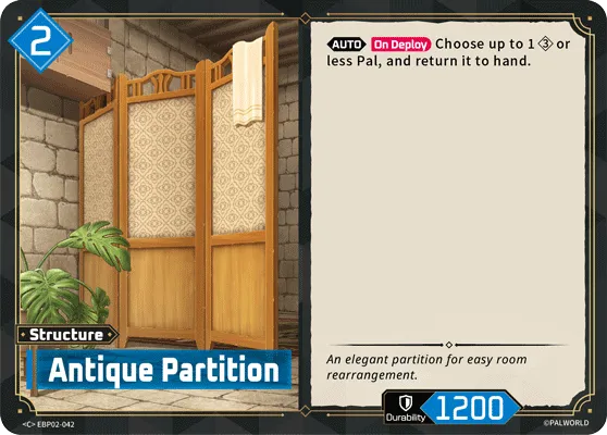 Antique Partition — Legends Awaken — Palworld TCG