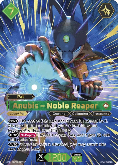 Anubis – Noble Reaper — Legends Awaken — Palworld TCG