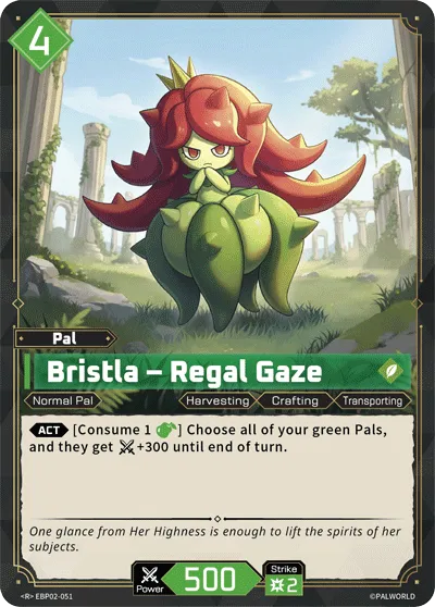 Bristla – Regal Gaze — Legends Awaken — Palworld TCG