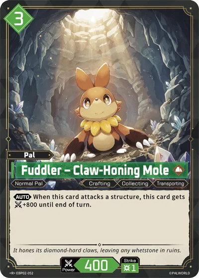 Fuddler – Claw-Honing Mole — Legends Awaken — Palworld TCG