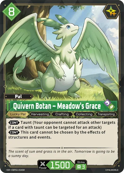 Quivern Botan – Meadow's Grace — Legends Awaken — Palworld TCG