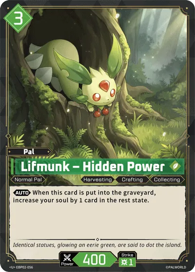 Lifmunk – Hidden Power — Legends Awaken — Palworld TCG