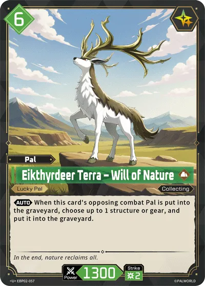 Eikthyrdeer Terra – Will of Nature — Legends Awaken — Palworld TCG