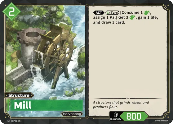 Mill — Legends Awaken — Palworld TCG