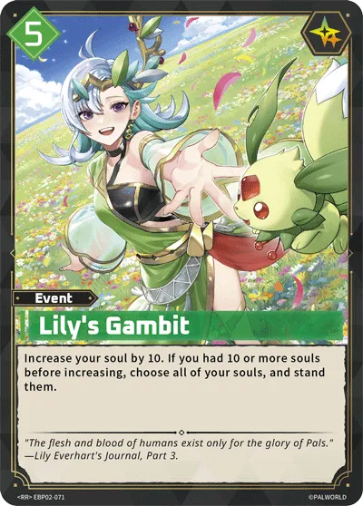 Lily's Gambit — Legends Awaken — Palworld TCG
