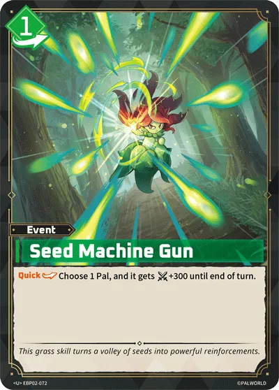 Seed Machine Gun — Legends Awaken — Palworld TCG