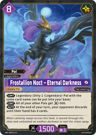 Frostallion Noct – Eternal Darkness — Legends Awaken — Palworld TCG