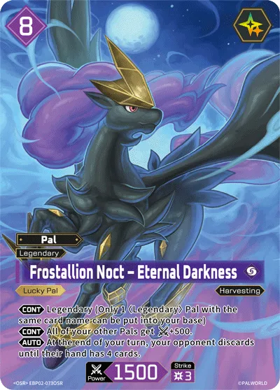 Frostallion Noct – Eternal Darkness — Legends Awaken — Palworld TCG